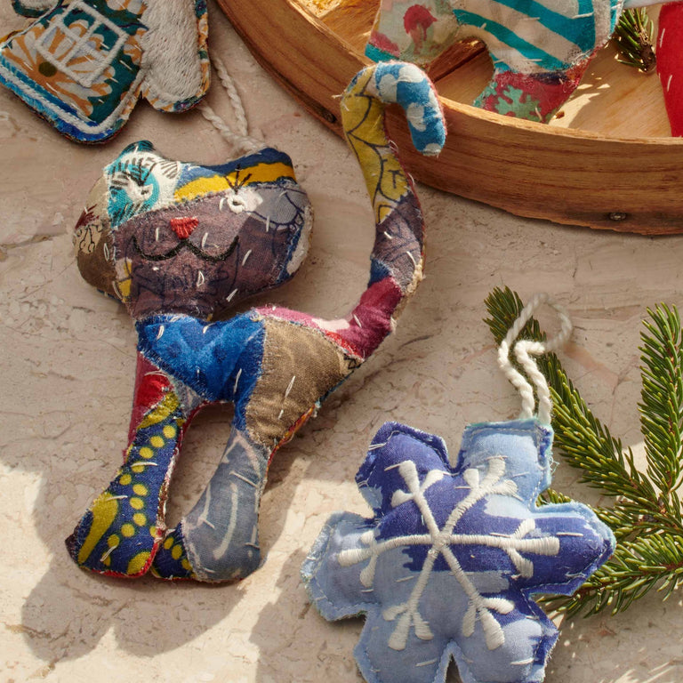 PATCHWORK CRNAMENT  | ORNAMENTS