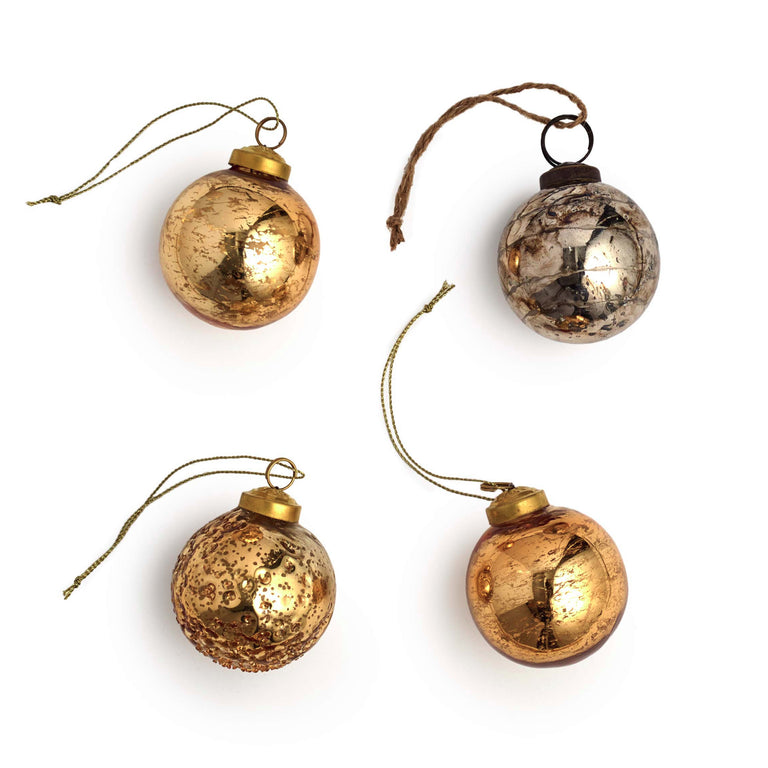 AUBAN ORNAMENT-2 IN (SET OF 4) | HOLIDAY