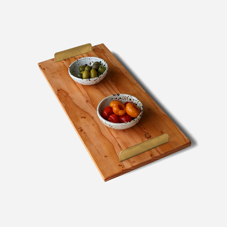 BRASS HANDLE TRAY | BY FORMR