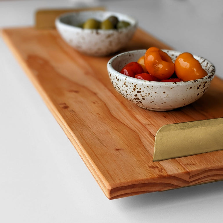 BRASS HANDLE TRAY | BY FORMR