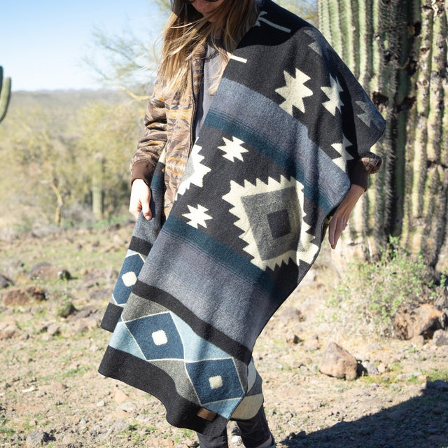 ALPACA BLACK CHAKANA (ECUADOR) | THROWS