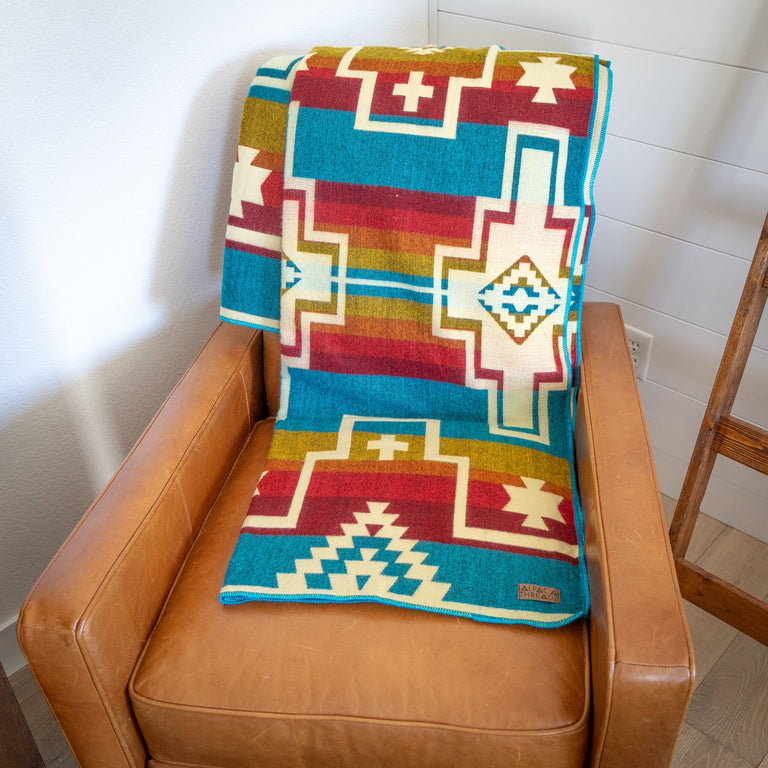ALPACA BLACK CHAKANA (ECUADOR) | THROWS