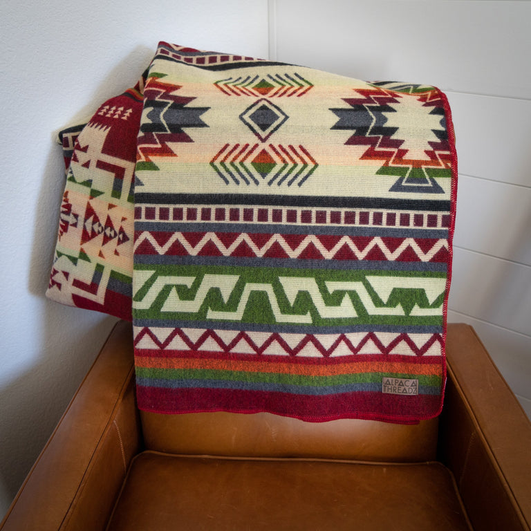 ALPACA BLACK CHAKANA (ECUADOR) | THROWS