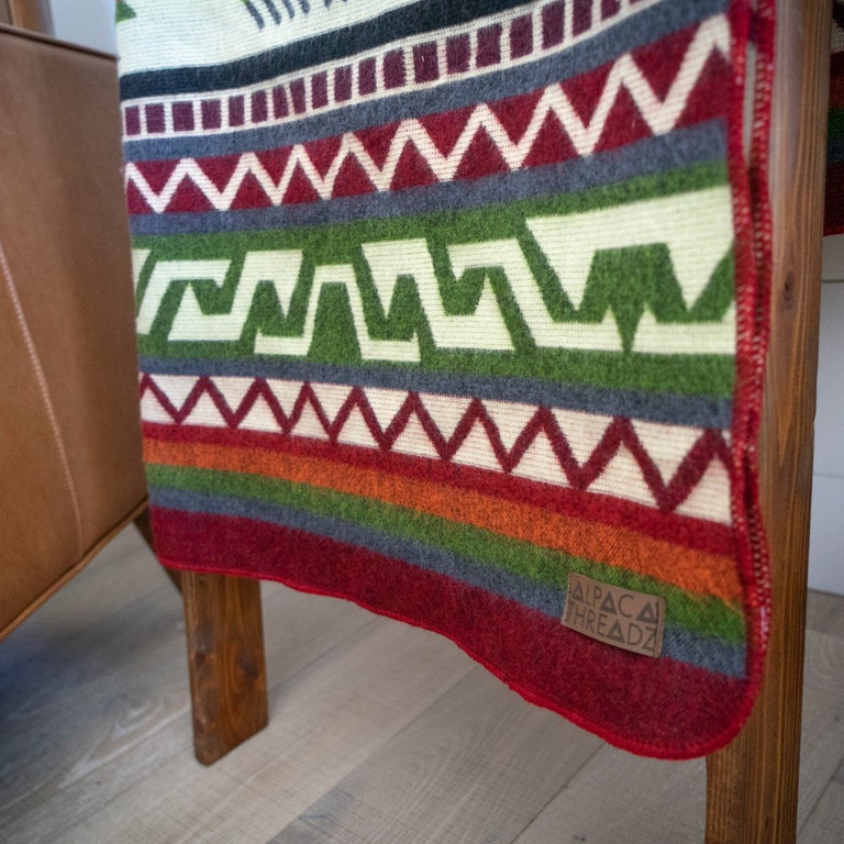 ALPACA BLACK CHAKANA (ECUADOR) | THROWS