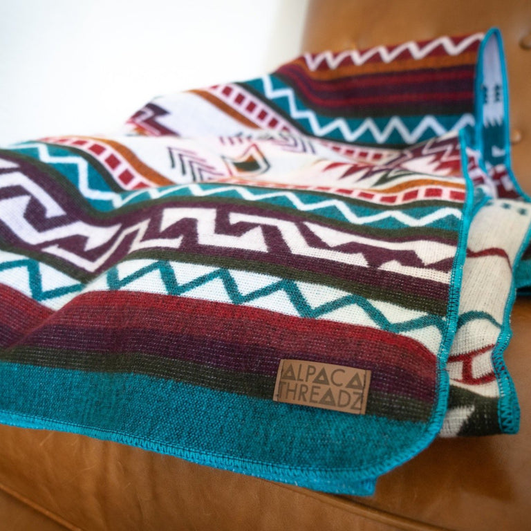 ALPACA BLACK CHAKANA (ECUADOR) | THROWS