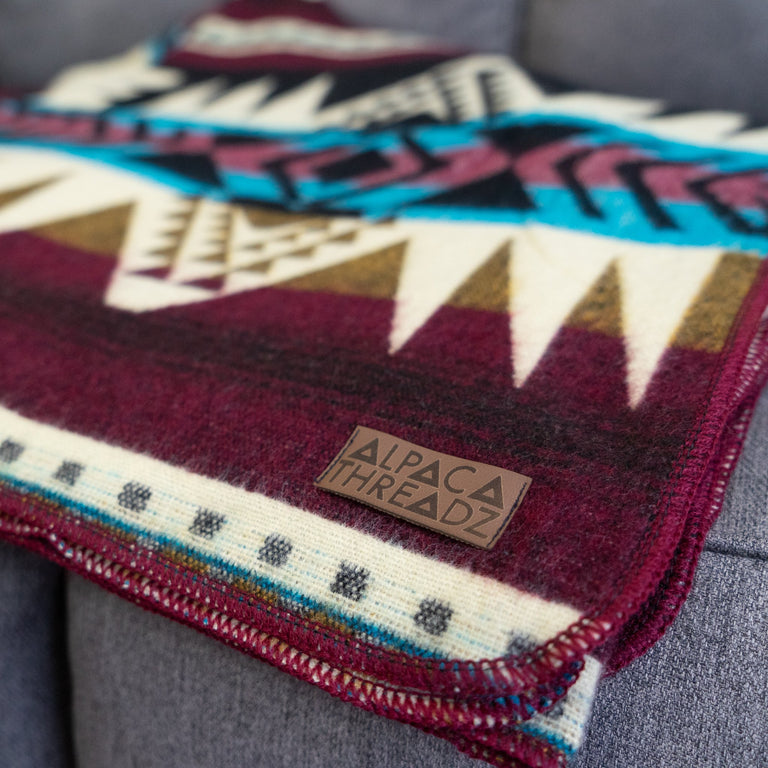 ALPACA BLACK CHAKANA (ECUADOR) | THROWS