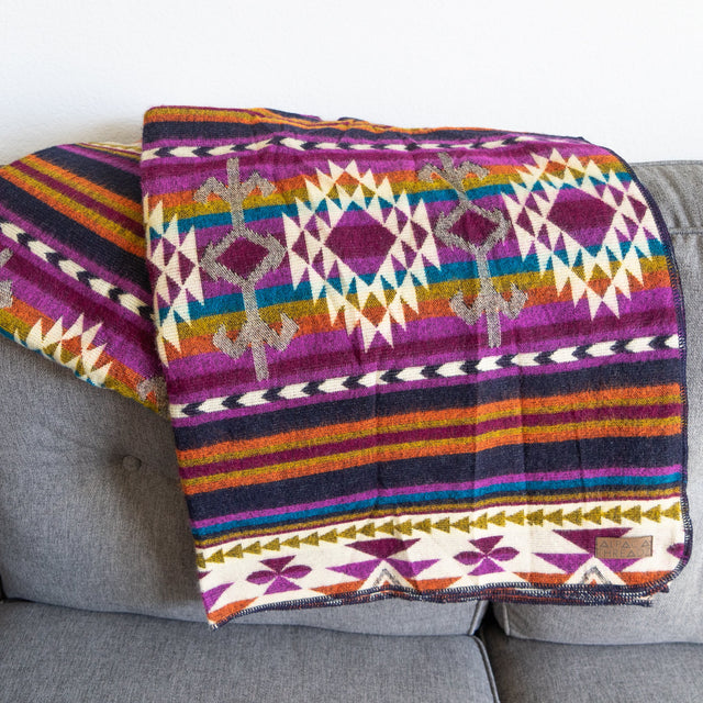 ALPACA BLACK CHAKANA (ECUADOR) | THROWS