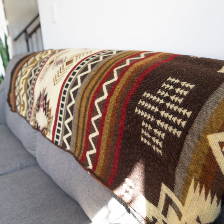 ALPACA BLACK CHAKANA (ECUADOR) | THROWS