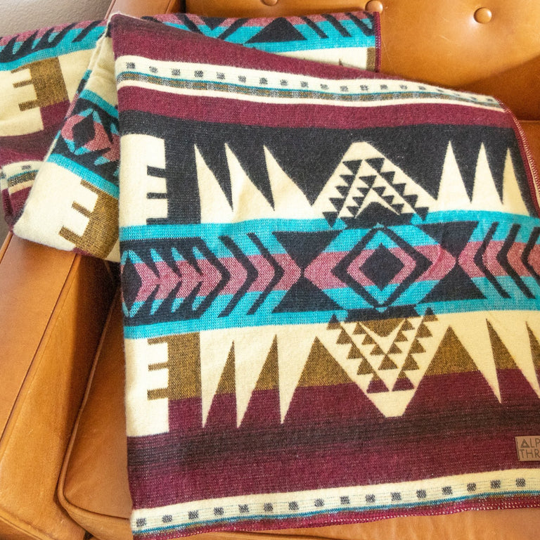 ALPACA BLACK CHAKANA (ECUADOR) | THROWS