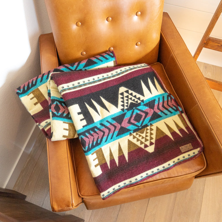 ALPACA BLACK CHAKANA (ECUADOR) | THROWS