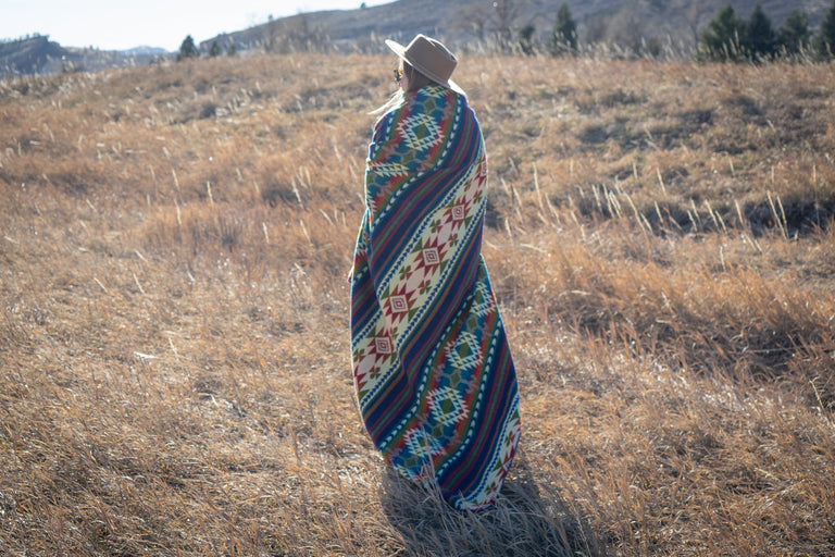 ALPACA BLACK CHAKANA (ECUADOR) | THROWS