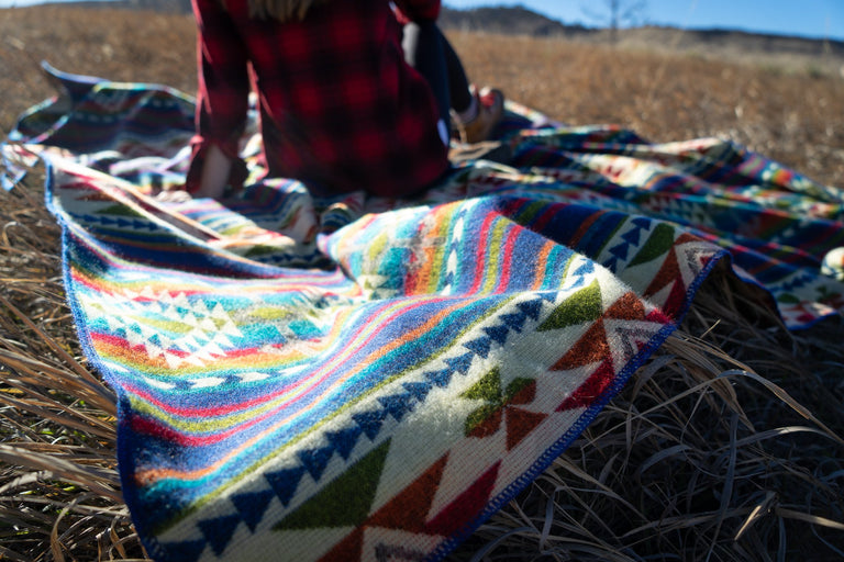 ALPACA BLACK CHAKANA (ECUADOR) | THROWS