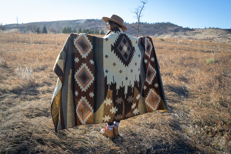 ALPACA BLACK CHAKANA (ECUADOR) | THROWS