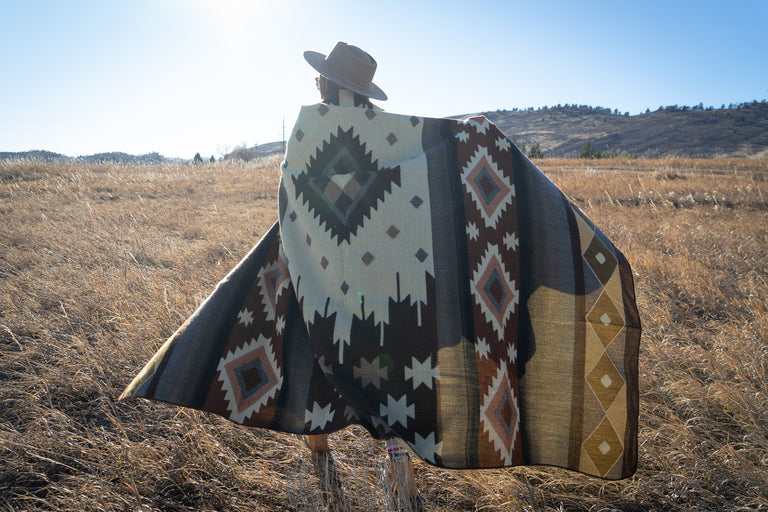ALPACA BLACK CHAKANA (ECUADOR) | THROWS