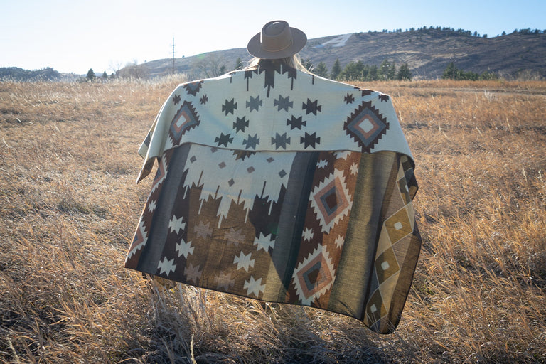 ALPACA BLACK CHAKANA (ECUADOR) | THROWS