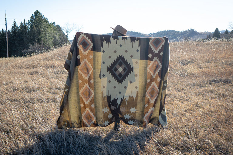 ALPACA BLACK CHAKANA (ECUADOR) | THROWS