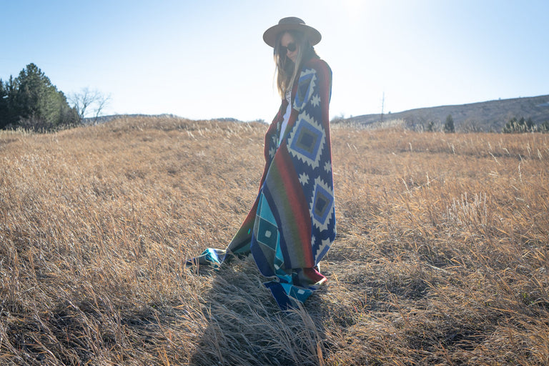 ALPACA BLACK CHAKANA (ECUADOR) | THROWS