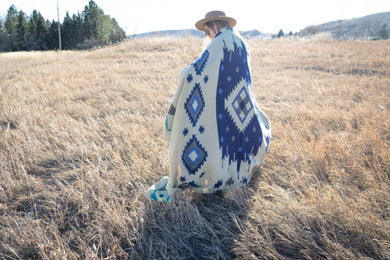 ALPACA BLACK CHAKANA (ECUADOR) | THROWS