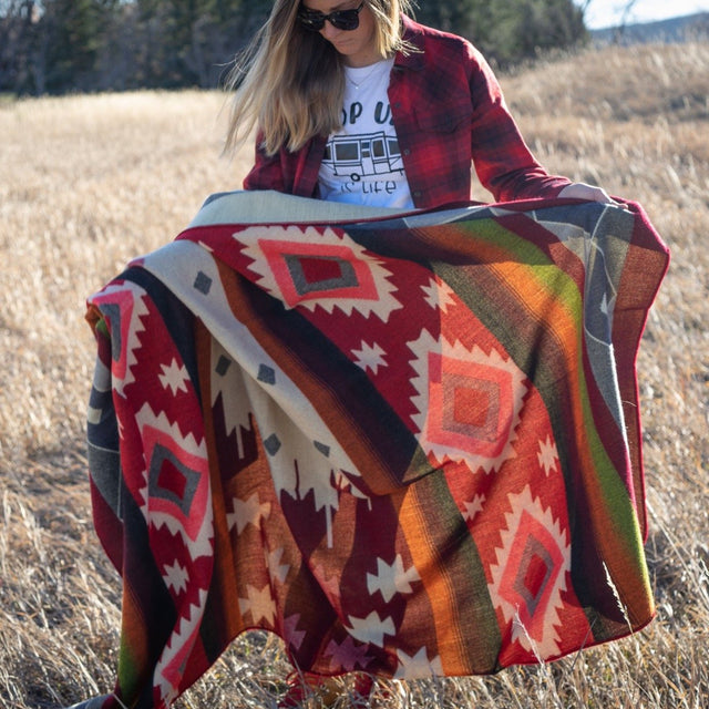 ALPACA BLACK CHAKANA (ECUADOR) | THROWS