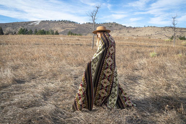 ALPACA BLACK CHAKANA (ECUADOR) | THROWS