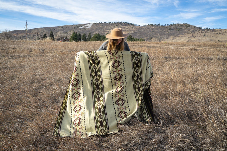 ALPACA BLACK CHAKANA (ECUADOR) | THROWS