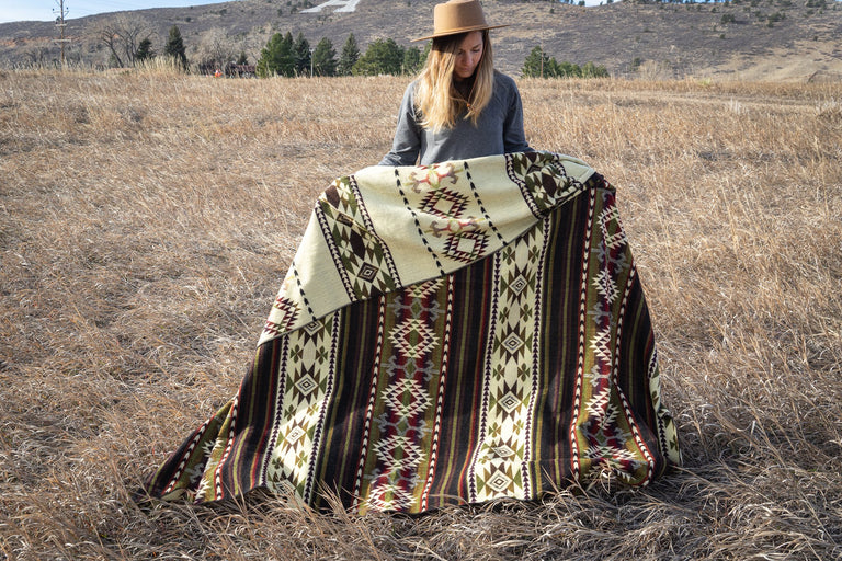 ALPACA BLACK CHAKANA (ECUADOR) | THROWS