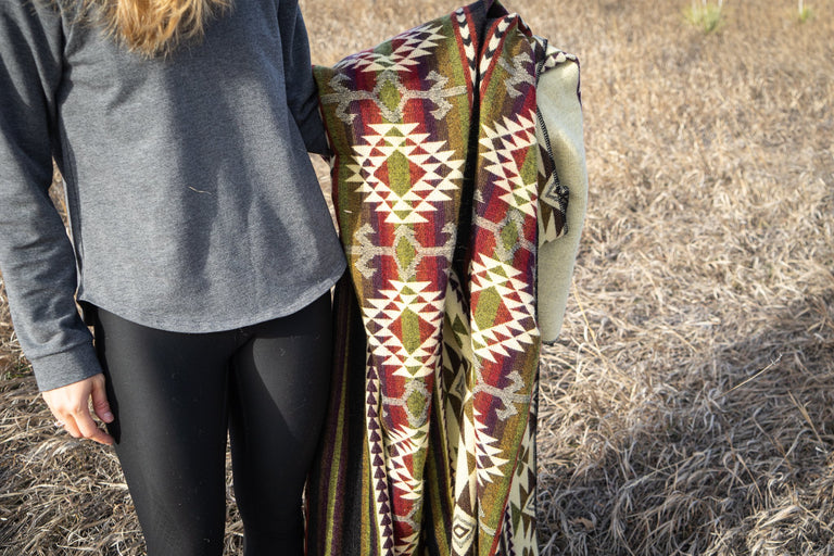 ALPACA BLACK CHAKANA (ECUADOR) | THROWS
