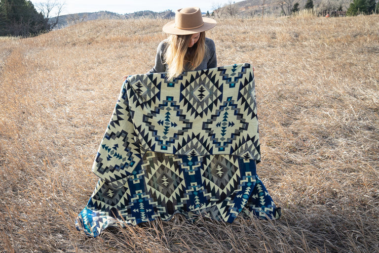 ALPACA BLACK CHAKANA (ECUADOR) | THROWS