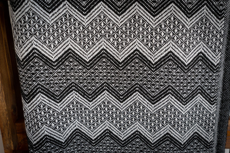 ALPACA BLACK CHAKANA (ECUADOR) | THROWS