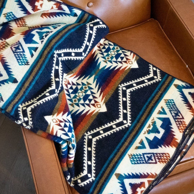 ALPACA BLACK CHAKANA (ECUADOR) | THROWS