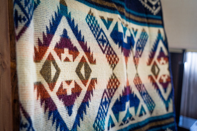 ALPACA BLACK CHAKANA (ECUADOR) | THROWS