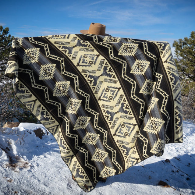 ALPACA BLACK CHAKANA (ECUADOR) | THROWS