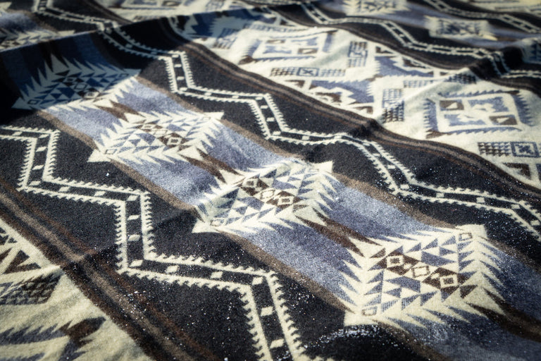 ALPACA BLACK CHAKANA (ECUADOR) | THROWS