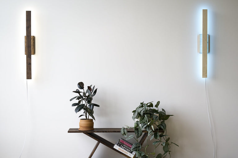 Hardwood Sconce by Iron Roots Designs | made in Berkeley, CA