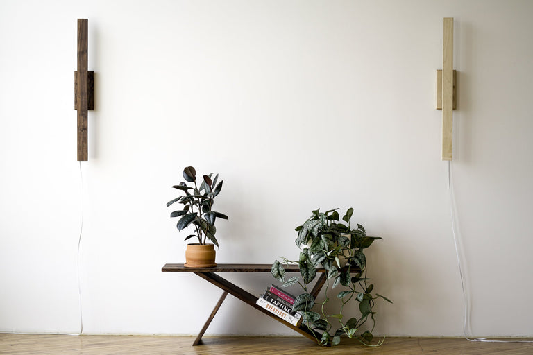 Hardwood Sconce by Iron Roots Designs | made in Berkeley, CA