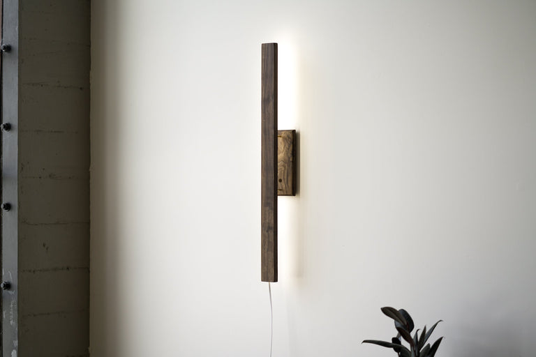 Hardwood Sconce by Iron Roots Designs | made in Berkeley, CA