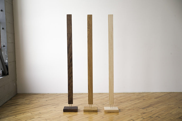 Hardwood LED Color Floor Lamp by Iron Roots Designs | made in Berkeley, CA