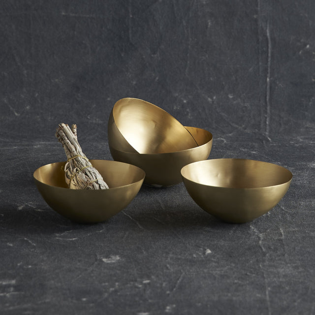 BRASS SMALL PINCH BOWLS | ENTERTAINING