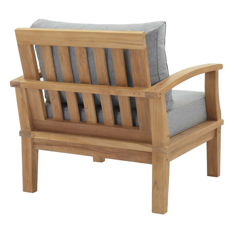 MARINA OUTDOOR PATIO TEAK ARMCHAIR