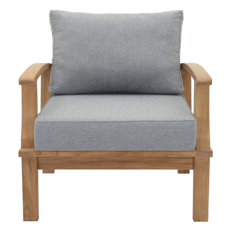 MARINA OUTDOOR PATIO TEAK ARMCHAIR