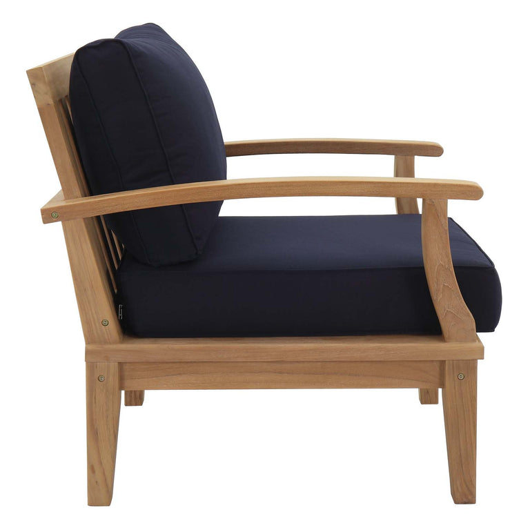 MARINA OUTDOOR PATIO TEAK ARMCHAIR