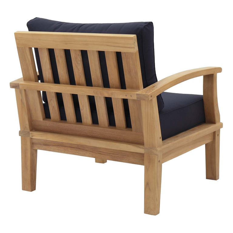 MARINA OUTDOOR PATIO TEAK ARMCHAIR