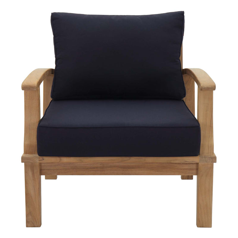 MARINA OUTDOOR PATIO TEAK ARMCHAIR