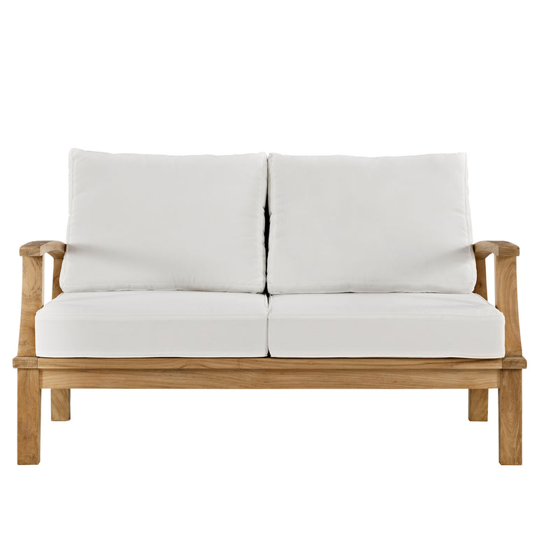 MARINA OUTDOOR PATIO TEAK LOVESEAT