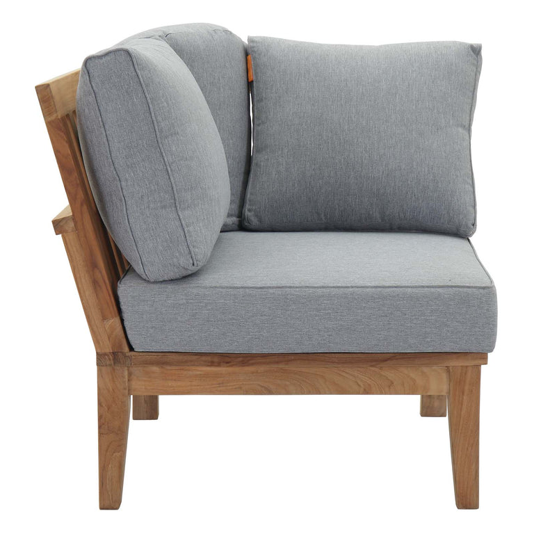 MARINA OUTDOOR PATIO TEAK CORNER SOFA