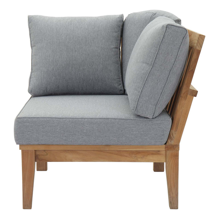 MARINA OUTDOOR PATIO TEAK CORNER SOFA