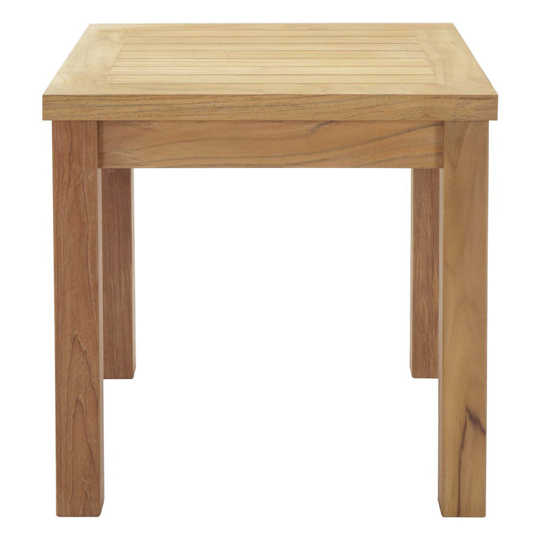 MARINA OUTDOOR PATIO TEAK SIDE TABLE