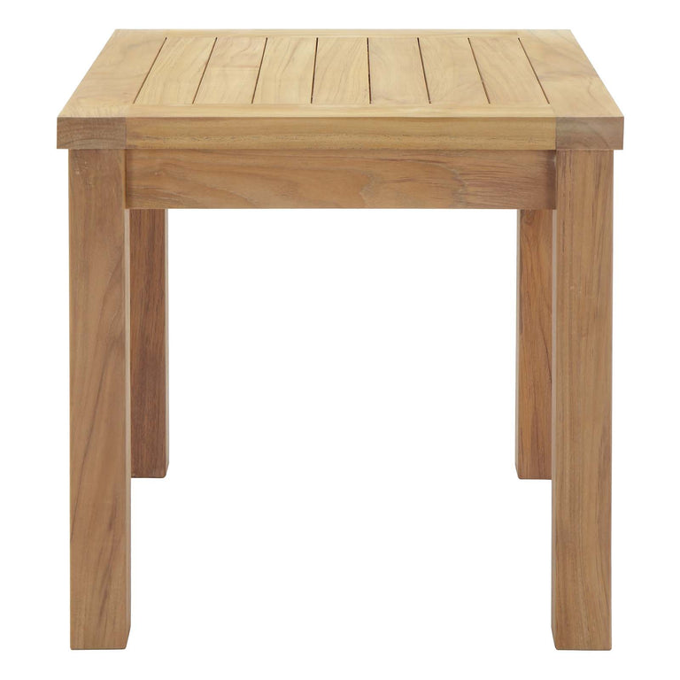 MARINA OUTDOOR PATIO TEAK SIDE TABLE