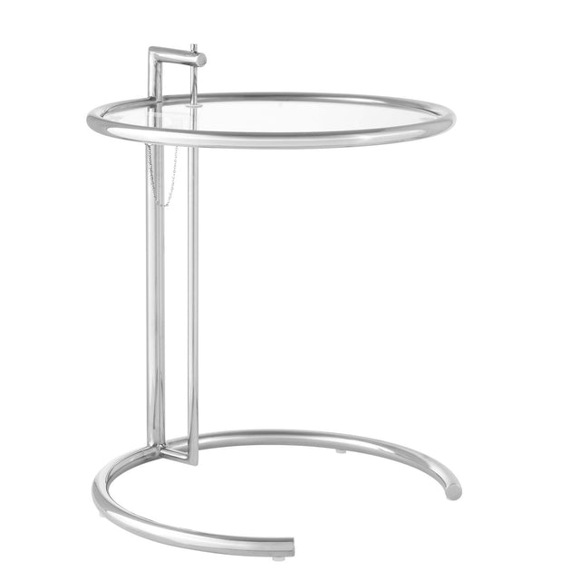 EILEEN GRAY METAL SIDE TABLE | LIVING ROOM