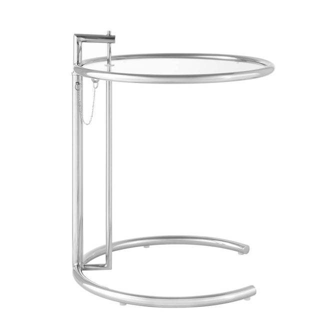 EILEEN GRAY METAL SIDE TABLE | LIVING ROOM